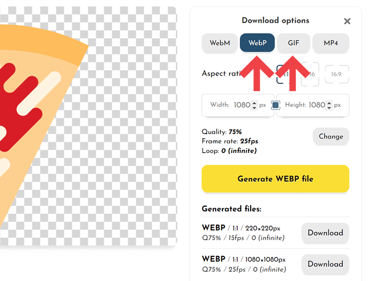 Download animated image