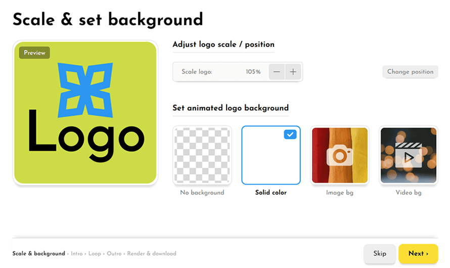 Upload your logo